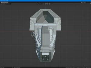 Sci-fi shotgun-flamethrower 3D Model