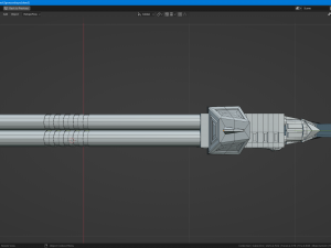 Sci-fi shotgun-flamethrower Modèle 3D