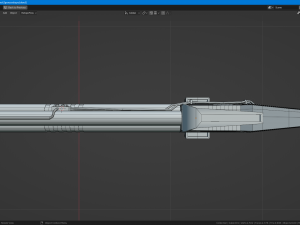 Sci-fi shotgun-flamethrower Modèle 3D