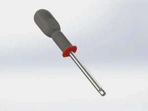screwdrivers secured torx phillips slotted and hexagonal heads 3D Model