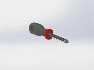 screwdrivers secured torx phillips slotted and hexagonal heads 3D Model