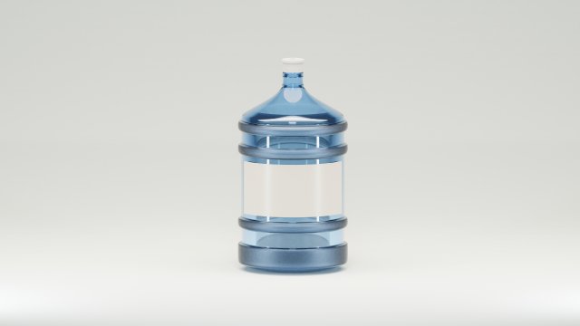 5 gal plastic water bottle Modèle 3D .c4d .max .obj .3ds .fbx .stl .blend