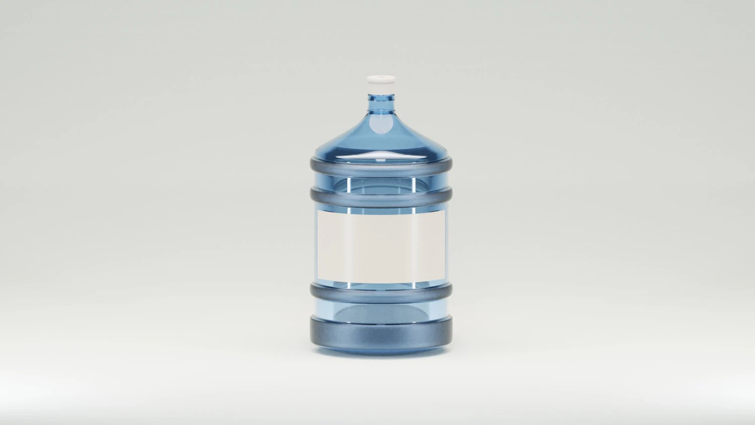 5 gal plastic water bottle 3D Model .c4d .max .obj .3ds .fbx .stl .blend 