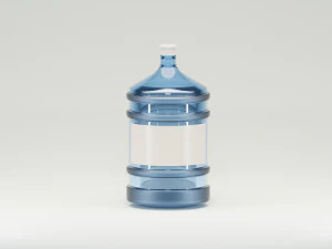 5 gal plastic water bottle 3D Model