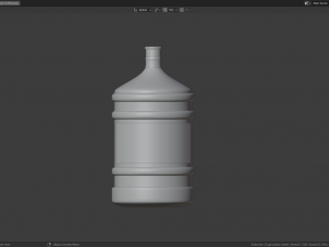 5 gal plastic water bottle Modèle 3D