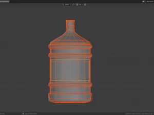 5 gal plastic water bottle 3D Model