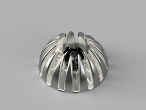 spilla di fiamma Modello di stampa 3D