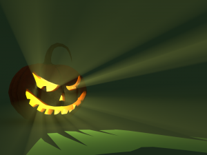 the halloween pumpkin low-poly Model 3D