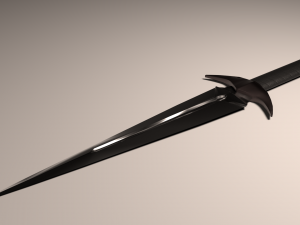 long dagger 3Dモデル