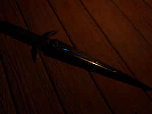long dagger 3D Model
