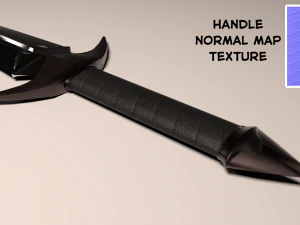 long dagger 3D Model