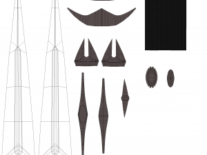 long dagger 3Dモデル