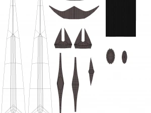 long dagger 3D Model