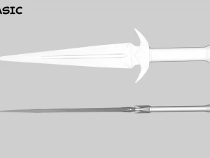 long dagger 3D Model
