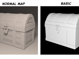 low-poly rusted chest Modelo 3D