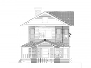 low poly haunted house 3D Model