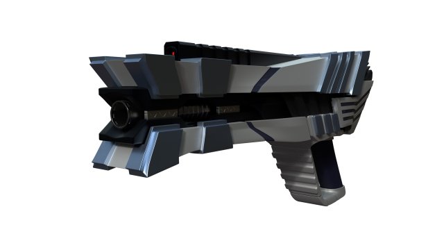 scifi blaster Modèle 3D .c4d .max .obj .3ds .fbx .stl .blend 