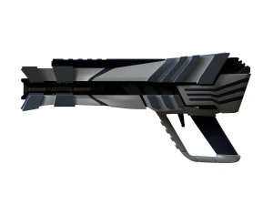 lan&ccedil;ador de fic&ccedil;&atilde;o cient&iacute;fica Modelo 3D