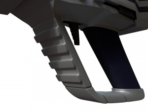 scifi blaster Modèle 3D