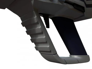 lan&ccedil;ador de fic&ccedil;&atilde;o cient&iacute;fica Modelo 3D