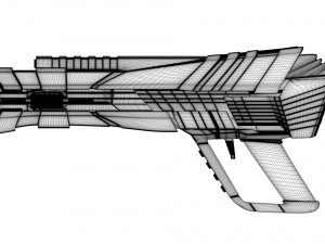 scifi blaster Modèle 3D