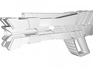 lan&ccedil;ador de fic&ccedil;&atilde;o cient&iacute;fica Modelo 3D