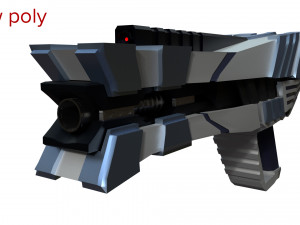 scifi blaster Modèle 3D