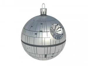 death star christmas tree decoration 3D Model