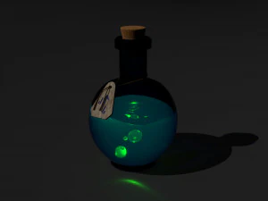 औषधि की बोतल 3D मॉडल