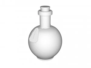 औषधि की बोतल 3D मॉडल