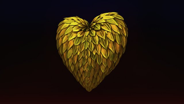 the scaled heart for valentines day 3D Print Model .c4d .max .obj .3ds .fbx .stl .blend 