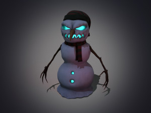 Evil snowman 3Dモデル