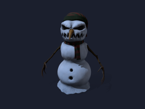 Evil snowman 3Dモデル