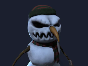 Evil snowman 3D Model