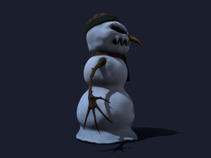 Evil snowman 3Dモデル