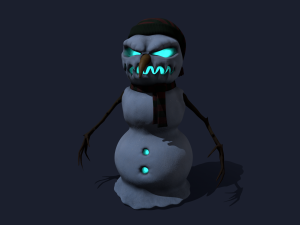 Evil snowman 3Dモデル