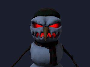 Evil snowman 3Dモデル