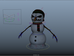 Evil snowman 3Dモデル