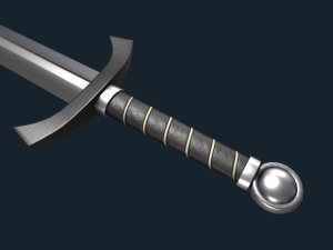 Low-poly sword 3Dモデル