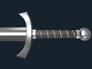 Low-poly sword 3Dモデル