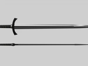 Low-poly sword 3D Model