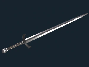 Low-poly sword 3D Model