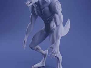 werefox 3d print model 3D 打印模型