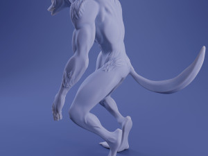 werefox 3d print model 3D 打印模型