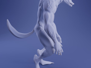 werefox 3d print model 3D 打印模型