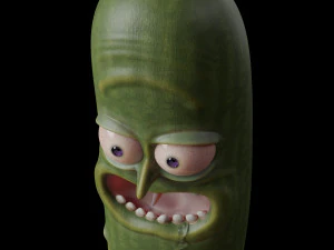 pickle rick - pbr 3D Print Model