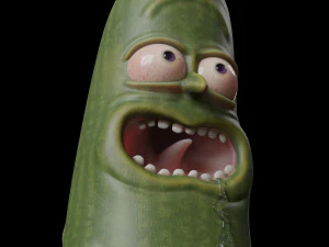pickle rick - pbr 3D Print Model