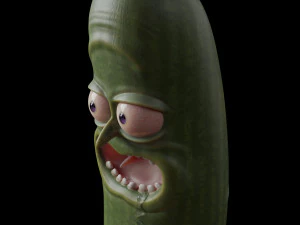 pickle rick - pbr 3D Print Model