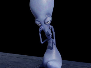 roger from american dad - 6 poses - 3d printing model 3D-Druckmodell