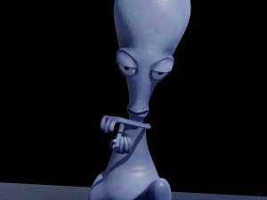 roger from american dad - 6 poses - 3d printing model 3D-printmodel